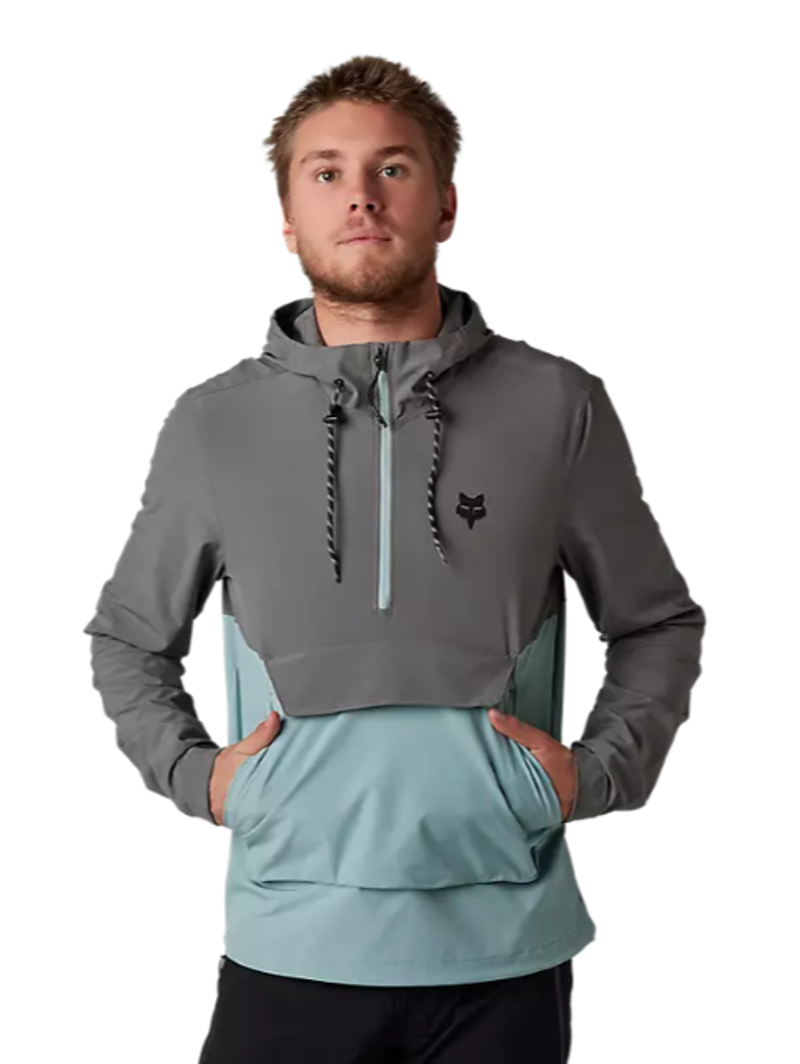 Fox Racing Ranger Wind Pullover in Pewter-3